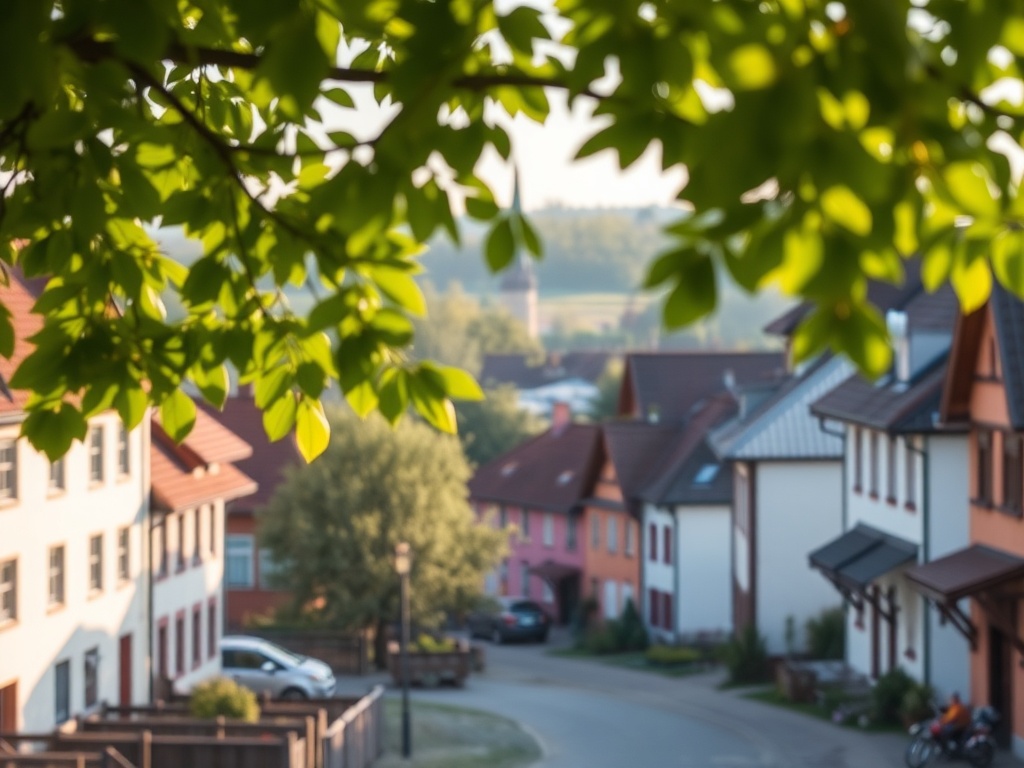 Bocian biały w locie nad Skórzem w wiosennym słońcu, z rozprostartymi skrzydłami, na tle błękitnego nieba
